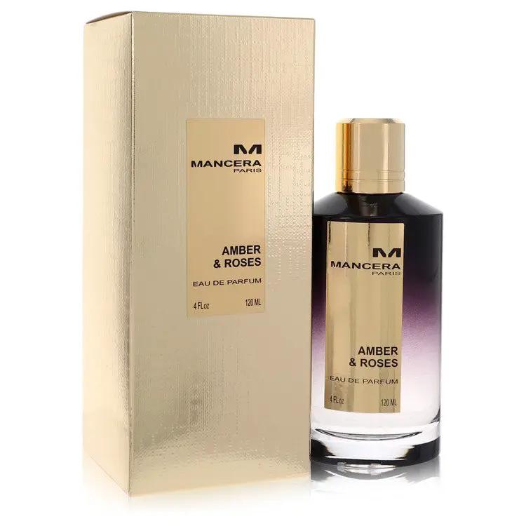 Mancera Amber & Roses by Mancera Eau De Parfum Spray 4 oz for Women