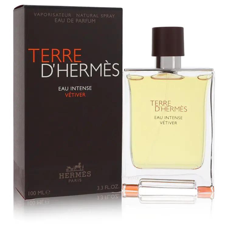 Terre D'hermes Eau Intense Vetiver by Hermes Eau De Parfum Spray for Men