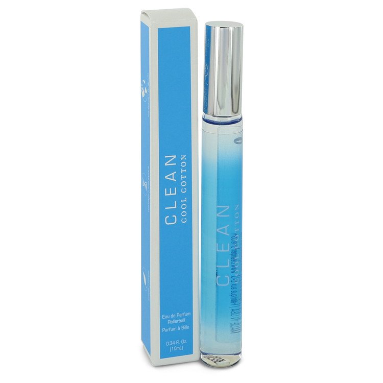 Clean Cool Cotton by Clean Mini EDP Roller Ball .34 oz for Women