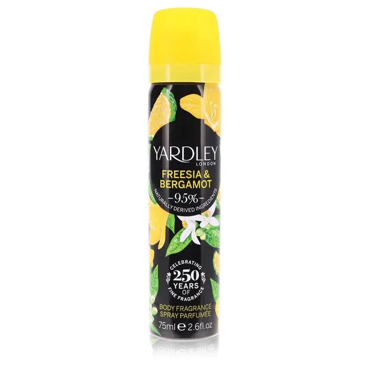 Yardley Freesia & Bergamot by Yardley London Body Fragrance Spray 2.6 oz for Women