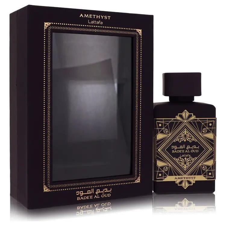 Amethyst Badee Al Oud by Lattafa Eau De Parfum Spray 3.4 oz for Women