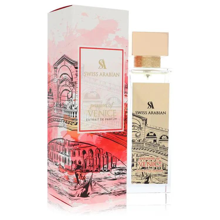Swiss Arabian Passion of Venice by Swiss Arabian Extrait De Parfum Spray (Unixex) 3.4 oz for Women