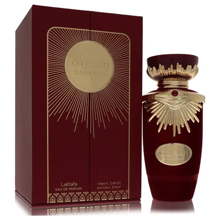 Lattafa Sakeena by Lattafa Eau De Parfum Spray (Unisex) 3.4 oz for Women