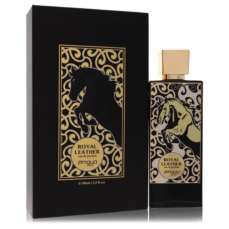 Afnan Zimaya Royal Leather by Afnan Eau De Parfum Spray (Unisex) 3.4 oz for Men
