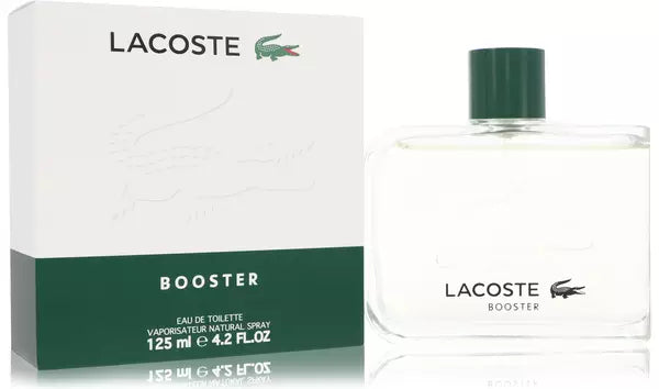Lacoste BOOSTER Eau De Toilette Spray for Men – Aromatic Fresh Luxury Perfume
