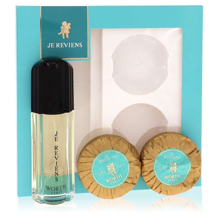 je reviens by Worth Gift Set -- 1.7 oz eau De Toilette Spray + 2 x 2.6 oz Soap for Women