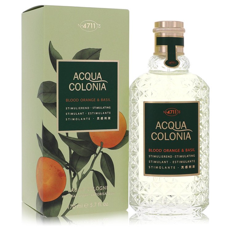 4711 Acqua Colonia Blood Orange &amp; Basil by Maurer &amp; Wirtz Eau De Cologne Spray 5.7 oz for Women