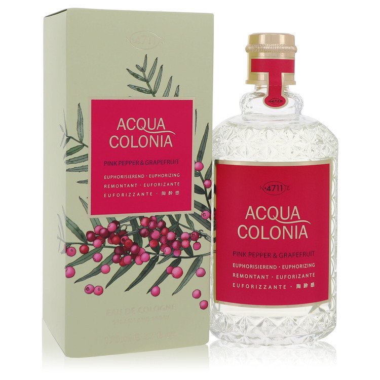 4711 Acqua Colonia Pink Pepper &amp; Grapefruit by Maurer &amp; Wirtz Eau De Cologne Spray 5.7 oz for Women
