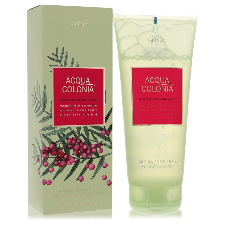 4711 Acqua Colonia Pink Pepper &amp; Grapefruit by 4711 Shower Gel 6.8 oz for Women
