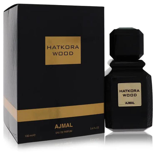 Hatkora Wood by Ajmal Eau De Parfum Spray 3.4 oz for Men