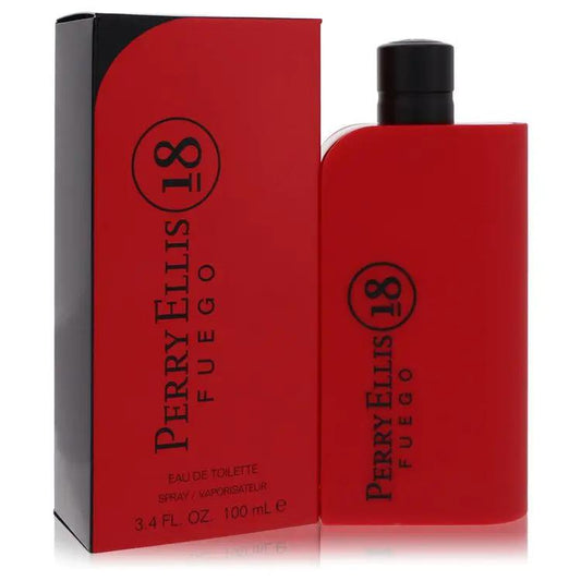 Perry Ellis 18 Fuego by Perry Ellis Eau De Toilette Spray 3.4 oz for Men