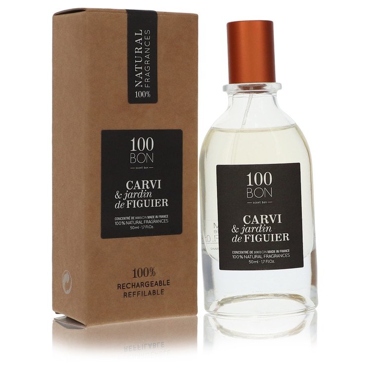 100 Bon Carvi &amp; Jardin De Figuier by 100 Bon Concentree De Parfum Spray (Unisex Refillable) 1.7 oz for Men