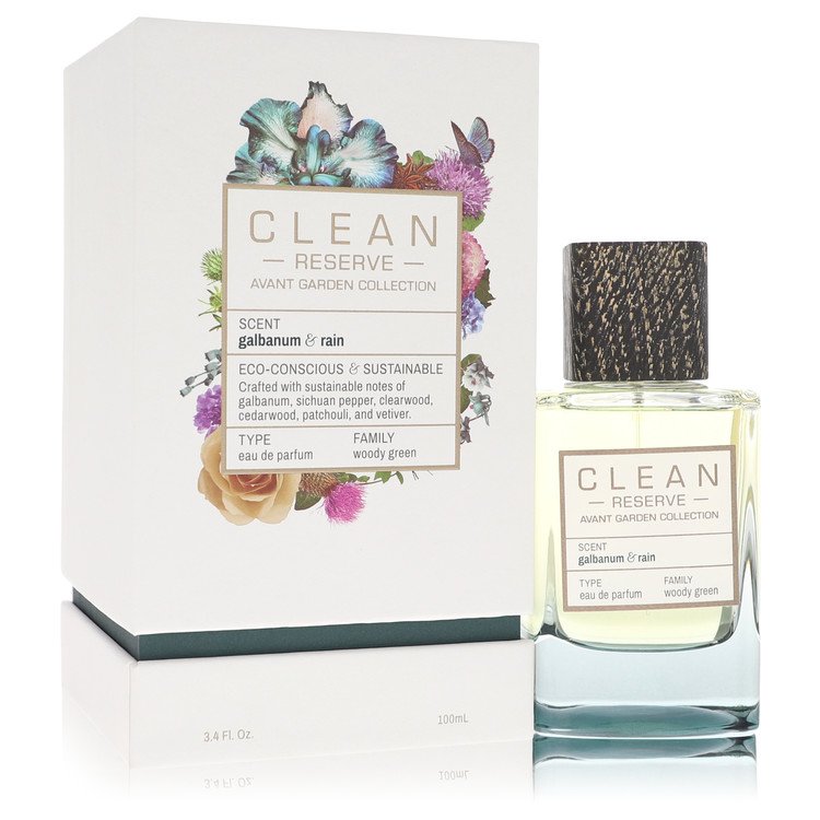 Clean Reserve Galbanum &amp; Rain by Clean Eau De Parfum Spray (Unisex) 3.4 oz for Women