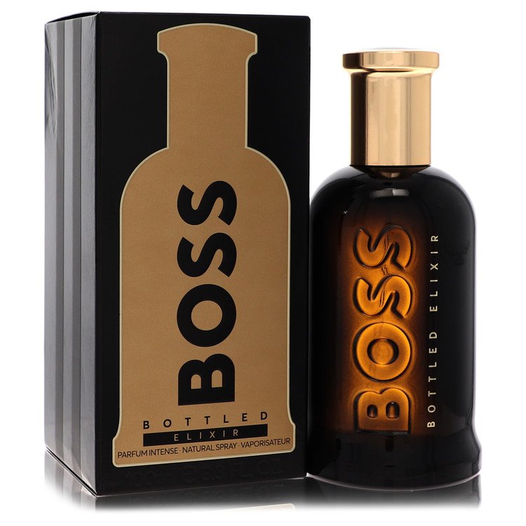 Hugo Boss Boss Bottled Elixir Parfum Intense Spray for Men – Oriental Woody Luxury Perfume
