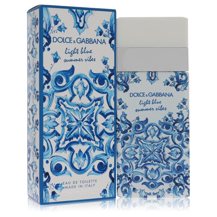Light Blue Summer Vibes by Dolce &amp; Gabbana Eau De Toilette Spray 3.4 oz for Women