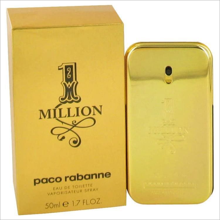 1 Million by Paco Rabanne Eau De Toilette Spray 1.7 oz for Men - COLOGNE