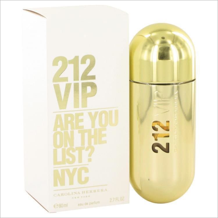 212 Vip by Carolina Herrera Eau De Parfum Spray 2.7 oz for Women - PERFUME