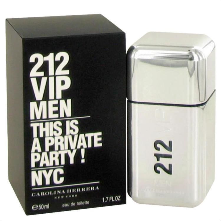 212 Vip by Carolina Herrera Eau De Toilette Spray 1.7 oz for Men - COLOGNE