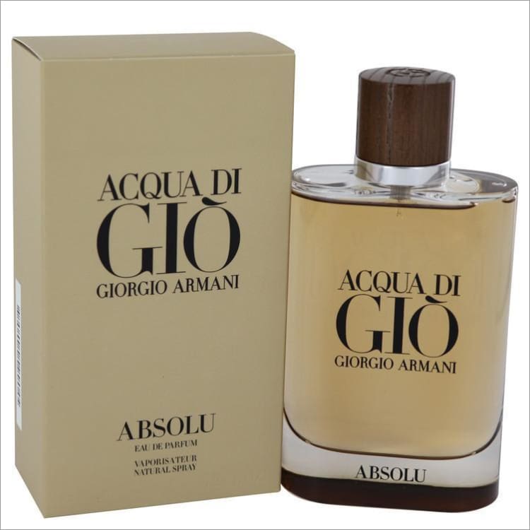 Acqua Di Gio Absolu by Giorgio Armani Eau De Parfum Spray 4.2 oz for Men - COLOGNE