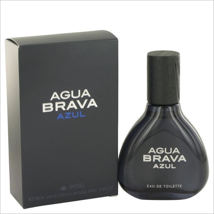 Agua Brava Azul by Antonio Puig Eau De Toilette Spray 3.4 oz for Men - COLOGNE