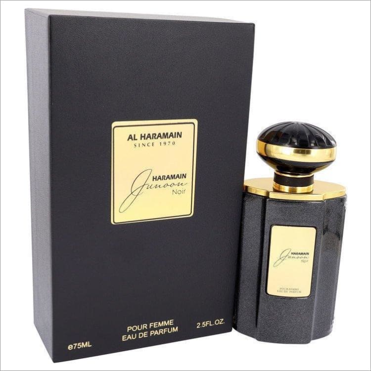 Al Haramain Junoon Noir by Al Haramain Eau De Parfum Spray 2.5 oz for Women - PERFUME
