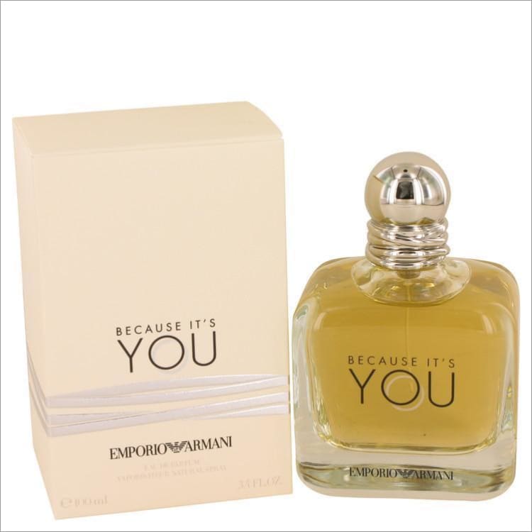 Because Its You by Emporio Armani Eau De Parfum Spray 3.4 oz for Women - PERFUME