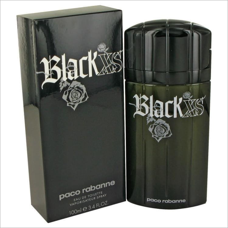 Black XS by Paco Rabanne Eau De Toilette Spray 3.4 oz - MENS COLOGNE