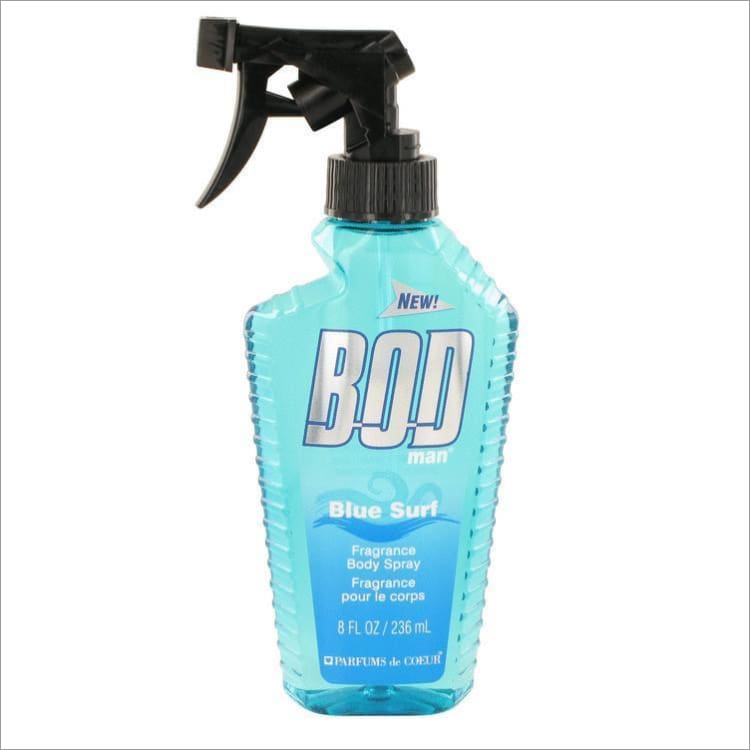 Bod Man Blue Surf by Parfums De Coeur Body Spray 8 oz for Men - COLOGNE
