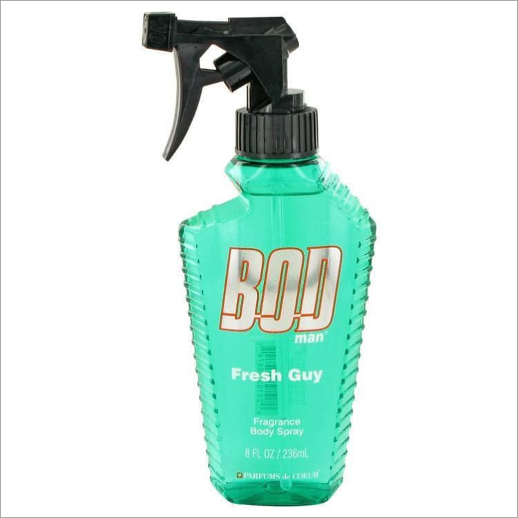 Bod Man Fresh Guy by Parfums De Coeur Fragrance Body Spray 8 oz for Men - COLOGNE