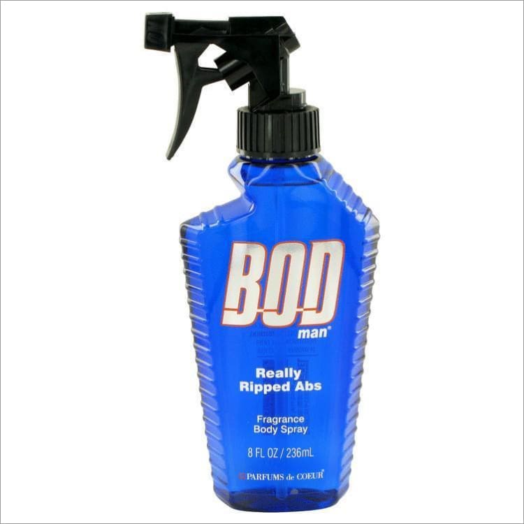 Bod Man Really Ripped Abs by Parfums De Coeur Fragrance Body Spray 8 oz for Men - COLOGNE