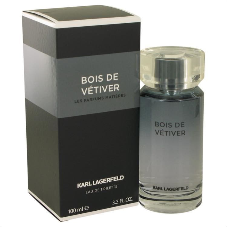 Bois De Vetiver by Karl Lagerfeld Eau De Toilette Spray 3.3 oz - MENS COLOGNE