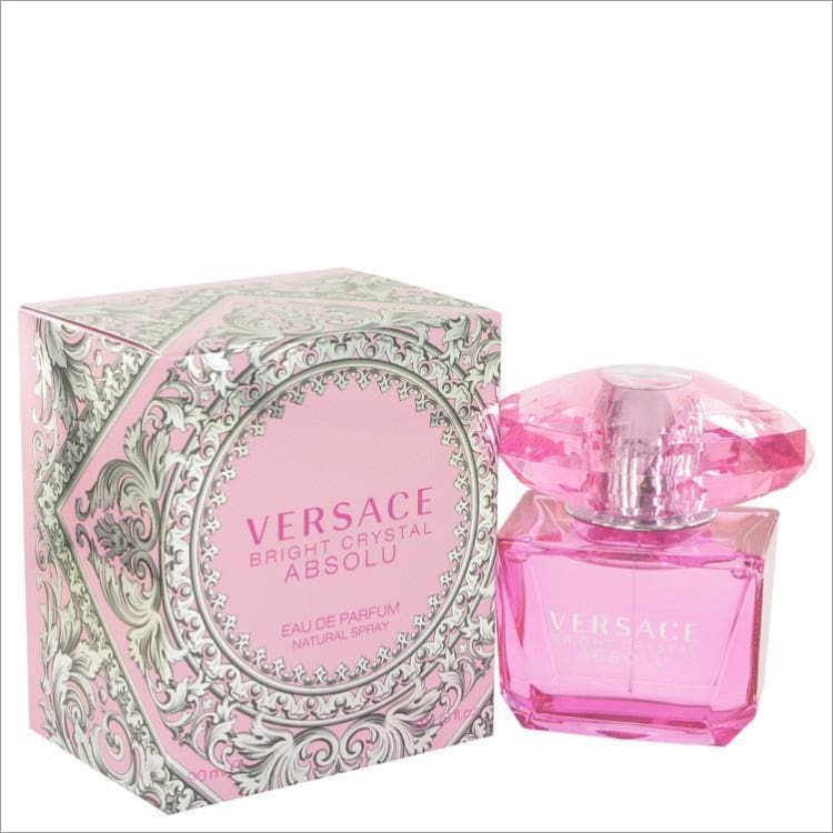 Bright Crystal Absolu by Versace Eau De Parfum Spray 3 oz for Women - PERFUME