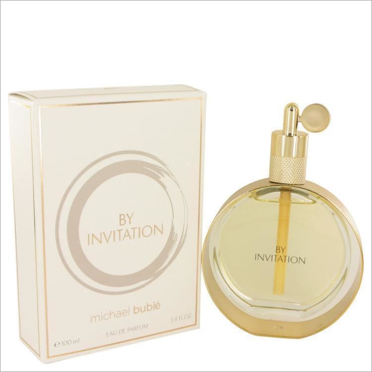 By Invitation by Michael Buble Eau De Parfum Spray 3.4 oz - DESIGNER BRAND PERFUMES