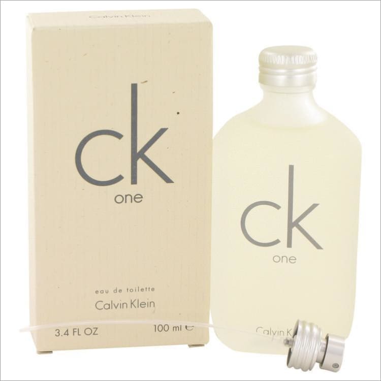 CK ONE by Calvin Klein Eau De Toilette Spray (Unisex) 3.4 oz for Men - COLOGNE