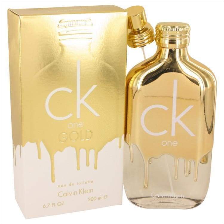 CK One Gold by Calvin Klein Eau De Toilette Spray (Unisex) 6.7 oz for Women - PERFUME