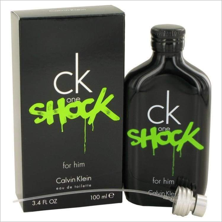 CK One Shock by Calvin Klein Eau De Toilette Spray 3.4 oz for Men - COLOGNE