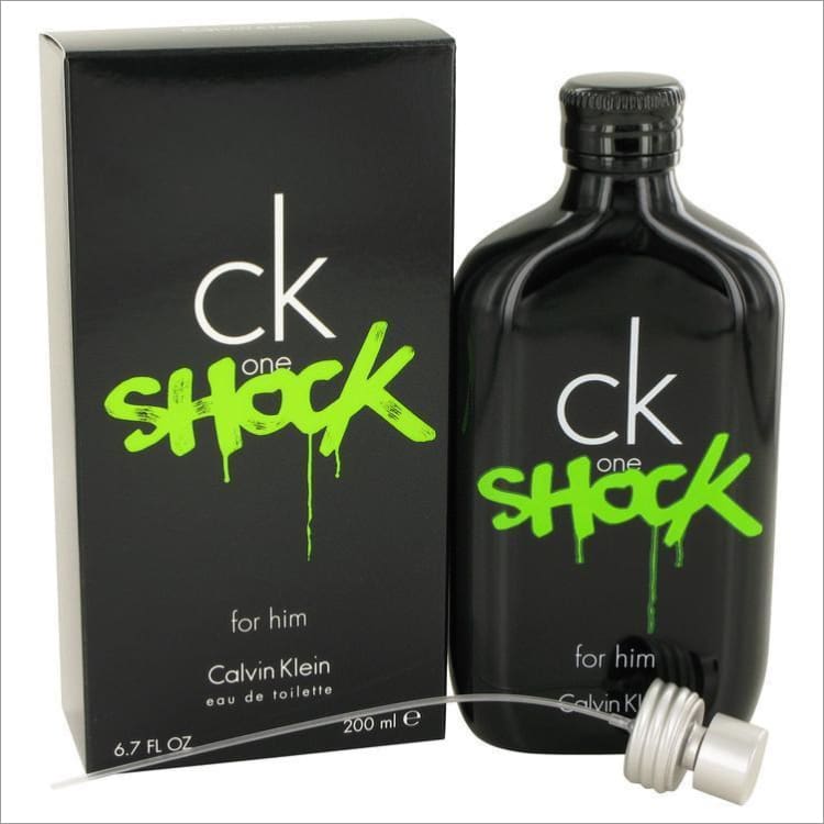 CK One Shock by Calvin Klein Eau De Toilette Spray 6.7 oz for Men - COLOGNE