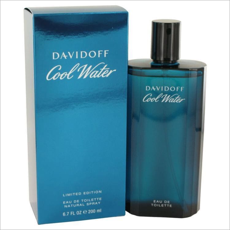 COOL WATER by Davidoff Eau De Toilette Spray 6.7 oz for Men - COLOGNE