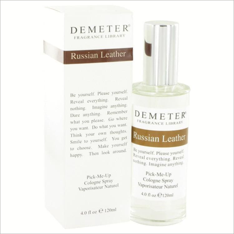 Demeter by Demeter Russian Leather Cologne Spray 4 oz for Women - PERFUME