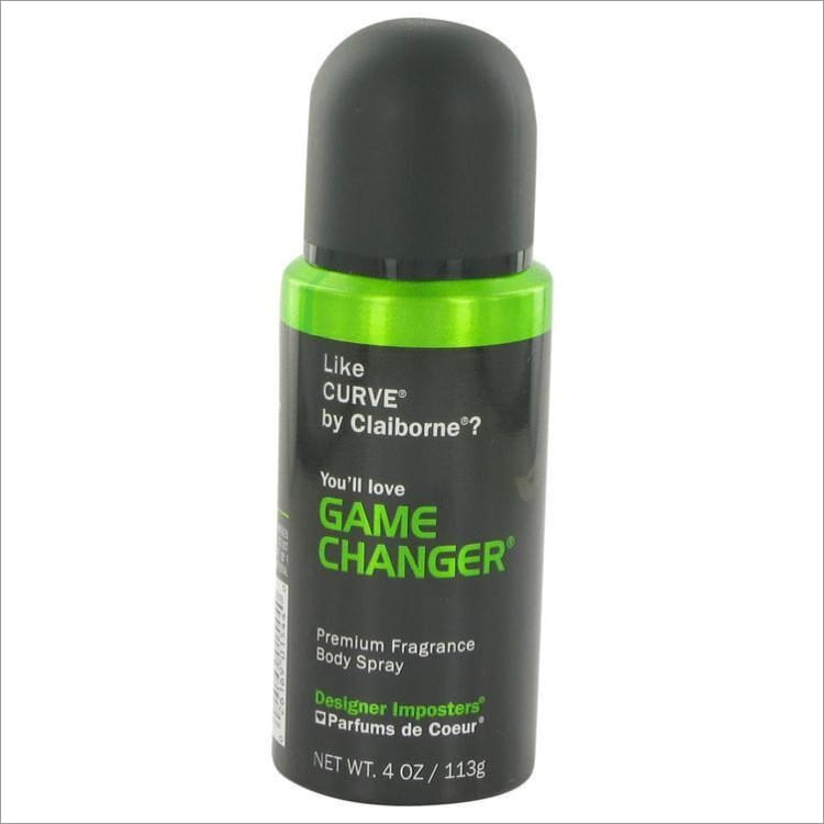 Designer Imposters Game Changer by Parfums De Coeur Body Spray 4 oz - MENS COLOGNE
