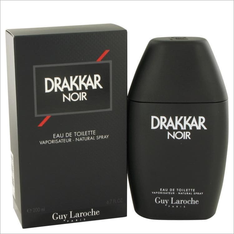 DRAKKAR NOIR by Guy Laroche Eau De Toilette Spray 6.7 oz for Men - COLOGNE