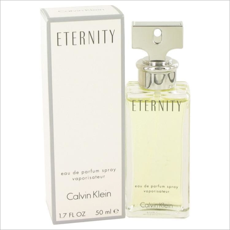 ETERNITY by Calvin Klein Eau De Parfum Spray 1.7 oz for Women - PERFUME