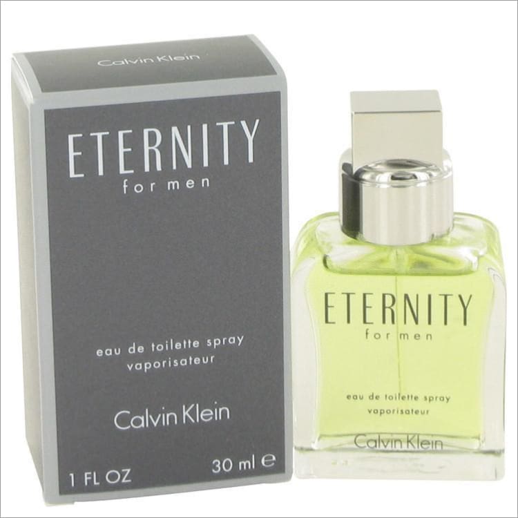 ETERNITY by Calvin Klein Eau De Toilette Spray 1 oz for Men - COLOGNE