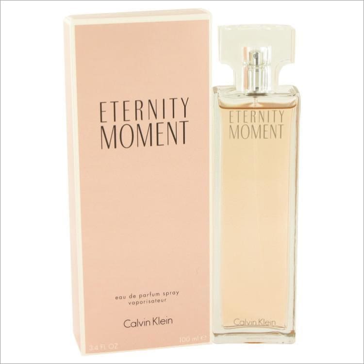 Eternity Moment by Calvin Klein Eau De Parfum Spray 3.4 oz for Women - PERFUME