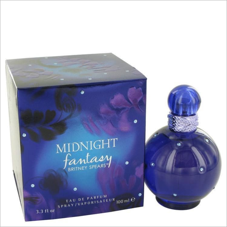 Fantasy Midnight by Britney Spears Eau De Parfum Spray 3.4 oz for Women - PERFUME