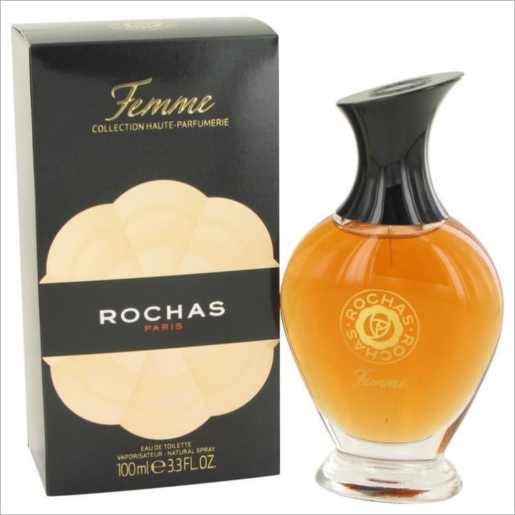 FEMME ROCHAS by Rochas Eau De Toilette Spray 3.4 oz for Women - PERFUME