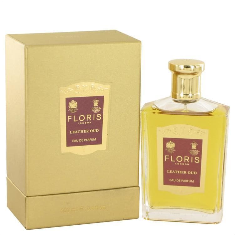 Floris Leather Oud by Floris Eau De Parfum Spray 3.4 oz for Women - PERFUME