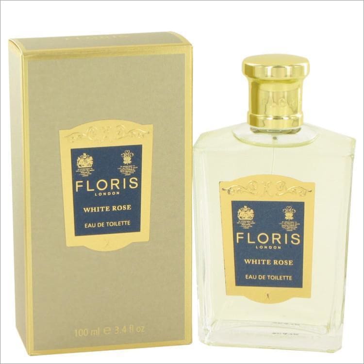 Floris White Rose by Floris Eau De Toilette Spray 3.4 oz for Women - PERFUME