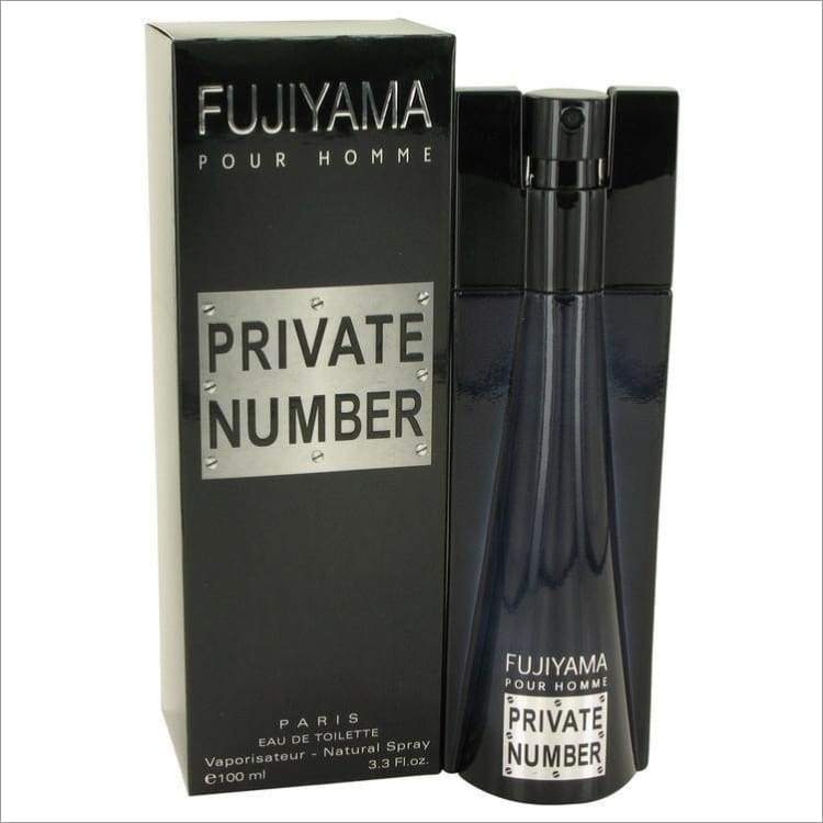 Fujiyama Private Number by Succes De Paris Eau De Toilette Spray 3.3 oz for Men - COLOGNE