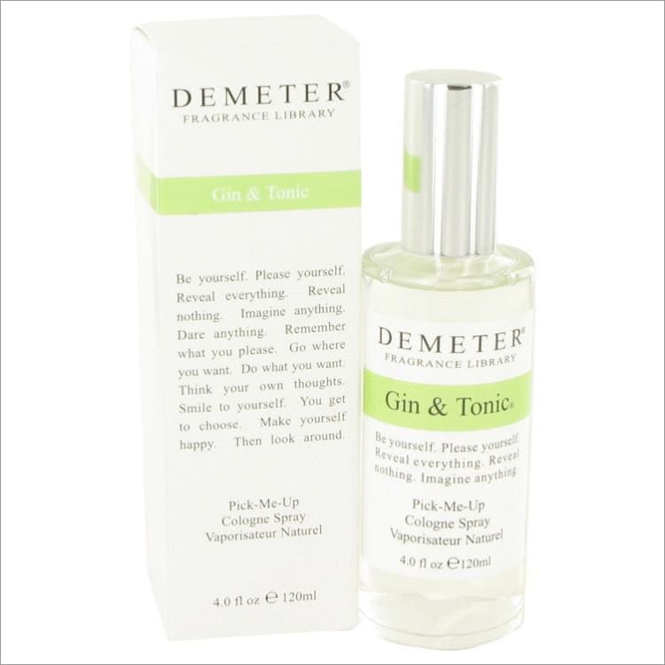Gin &amp; Tonic by Demeter Cologne Spray 4 oz for Men - COLOGNE
